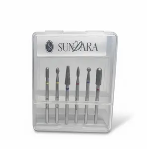 Drill Bit Starter Kit 6pcs- Diamond Cuticle Nail Bits