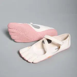 Women's Five-Toe Minimalist Flats with Loop Strap - Quick-Dry Barefoot Shoes for Hiking, Yoga, Gym, and Casual Everyday Wear NONE