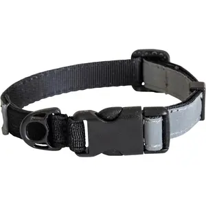 Cat Elastic Reflective Safety Collar (Silver)