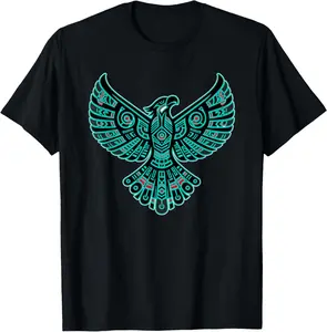 100% cotton Unisex Thunderbird Native American Tribal Art T-Shirt