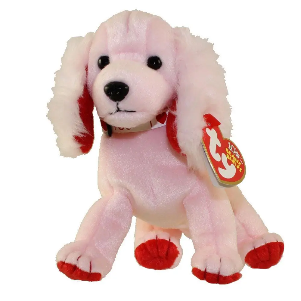 TY Beanie Baby - SONNET the Pink Poodle (6 inch) (2003) MWMTs