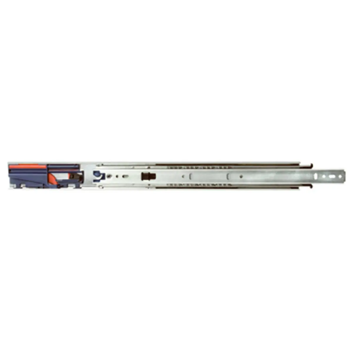 212 MAIN Knape & Vogt 8450FMRP True Heavy Duty Draw Slide, 18 in. Full Extension, 24 in. Max Width, Side Mount, Soft Close, Zinc Finish, Telescopic Movement, Lever Disconnect, Direct Access