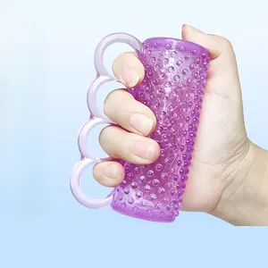 2 x Four-Fingered Hedgehog Sticks - Hand and Finger Rehabilitation Training Device, suitable for hand function training, grip strength improvement, and postoperative rehabilitation, with a wide range of applicable ages (physiotherapy, gym, daily use)