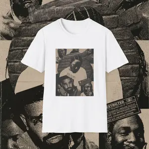 Kendrick Lamar's Vintage-Inspired Unisex Softstyle T-Shirt, Retro Graphic Tee for Music Lovers, Gift for Music Enthusiasts, Cool Streetwear