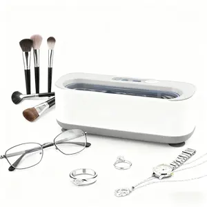 Ultrasonic Jewelry Cleaner Machine 48KHz, Professional Sonic Cleaner for Jewelry, Rings, Eyeglasses, Retainers, Dentures, Watch Bands