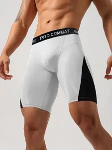 Men’s Gym Running Shorts – Black White Color Block Design, Moisture-Wicking Quick-Dry Fabric, Anti-Friction Stretch Construction for Gym, Jogging, Basketball & Daily Training. Modern Athletic Shorts for Style, Comfort, and All-Day Performance.