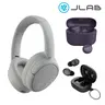 JLab 3-Pack: JBuds Lux ANC Headphones & Go Pop+ Earbuds & JBuds Mini Earbuds Gift Set