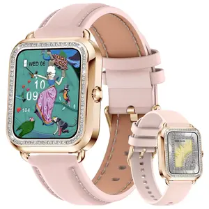 LIGE Smart Watch for Women Full Touch Screen Bluetooth Call Waterproof Watches Sport Fitness Tracker Smartwatch Lady 2024+Box LIGE