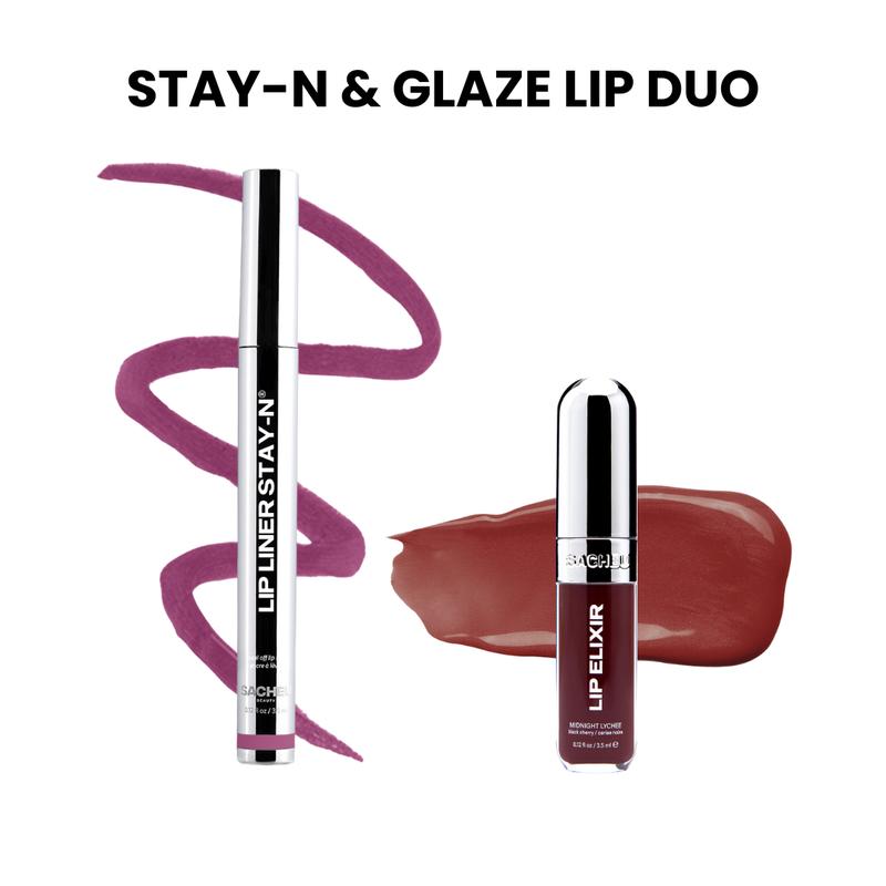 STAY-N & GLAZE Lip DUO - Lip STAY-N & Lip Elixir DUO