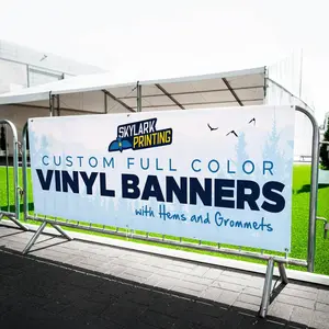 Custom Full Color 13oz Vinyl Banner: 10' Wide x 2' Tall