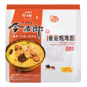 JINMAILANG Mushroom Chicken Flavor Instant Noodle 5Packs 545g