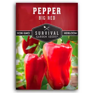 Big Red Pepper Seeds for Planting - Perfect for Your Garden