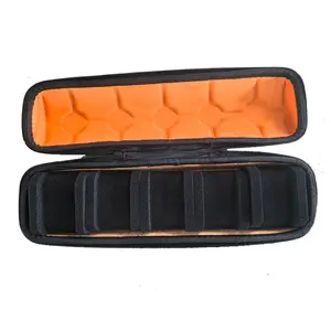 Five-Compartment Watch Storage Box, Unisex Hard Shell Organizer, Display Case with Soft Padding Handle, Portable Watch Bag