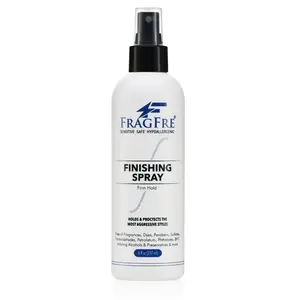 FRAGFRE Hair Finishing Spray Firm Hold 8 oz - Hair Spray for Sensitive Skin - Fragrance Free Hypoallergenic Parabens Free - Holds without Irritations