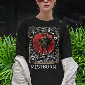 Unisex Short Sleeve Tee T-shirts - inspired from Mistborn Brandon Sanderson's Cosmere Tshirt Gift For fan