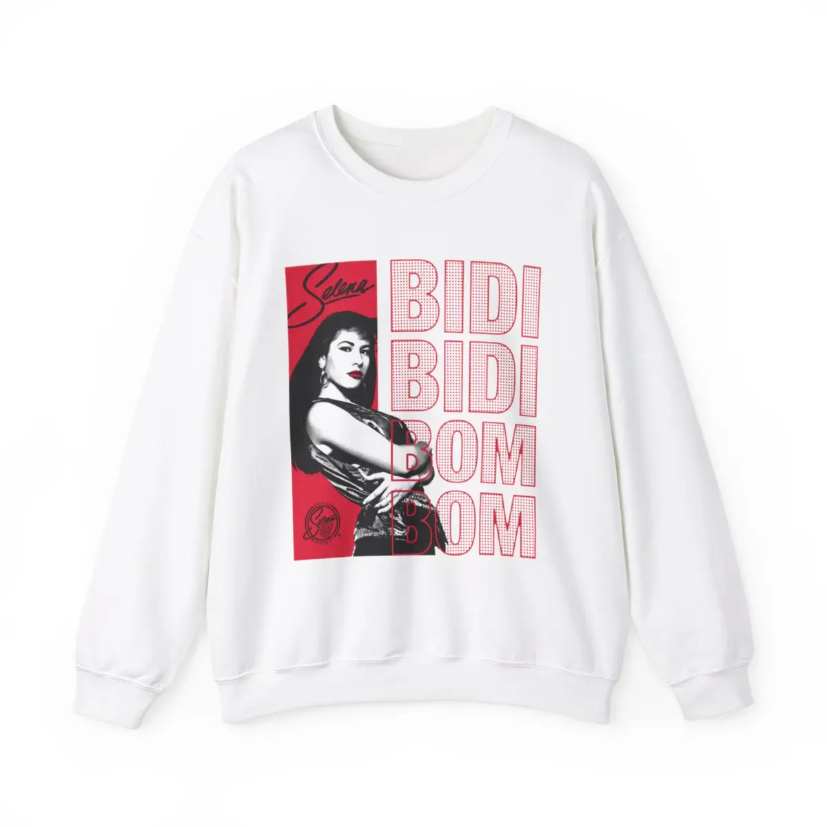Selena Quintanilla - Selena Bidi Bidi Bom Bom Sweatshirt, Long Sleeve Jumper, Unisex Crewneck Pullover, Music Lover Gift, Retro Fashion