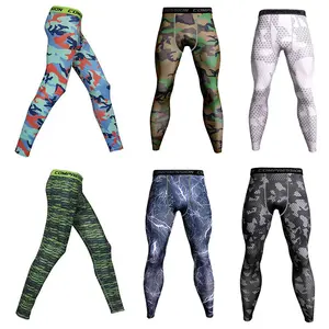 Sports Fitness Pants Men's Skinny Quick-Drying Leggings Sports Training Basketball Compression Pants Printed Pants High Waisted Scrunch Butt Women's Seamless sakura shymko body cycling shorts barrel sweatpants Contrast Athleisure Bottoms