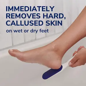Dr. Scholl's Hard Skin Remover Nano Glass Foot File - Foot Callus Remover, Durable Foot Scrubber, Dead Skin Remover, Hygienic Pedicure Tool, Long Lasting Foot Buffer, Soft Smooth Feet Manicure, Callus