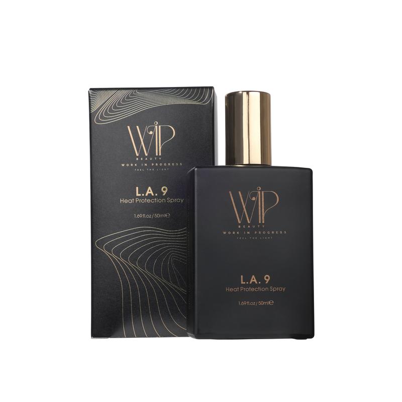 Wip Beauty L.A. 9 Heat Protectant Mist 1.69 Fl Oz 50 ml for All Hair Types Heat Protection Spray