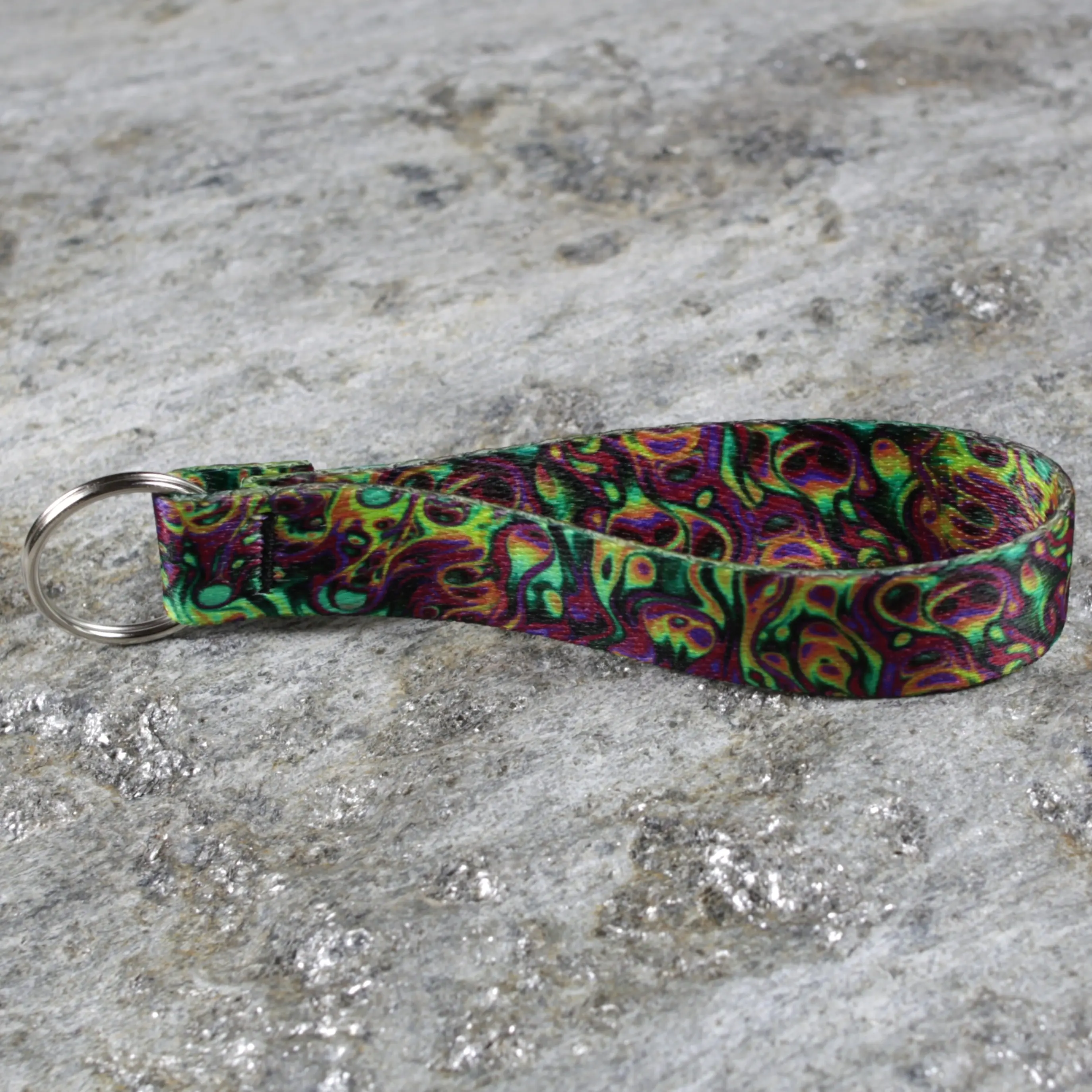 Northwest Straps 80's Inspired Webbing Wristlet Keychain - Compact