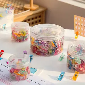 100 Boxed Sewing Clips with Stainless Steel Springs, Sewing Clips, Sewing Tools, Perfect for Quilting, Bookbindings, and Craft Projects