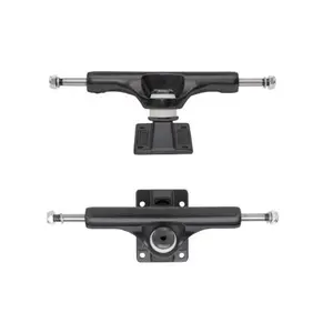 Slappy Skateboard Trucks Inverted Hollow Lights Ultra Low Kingpin 8.25" Matte Black/Gold