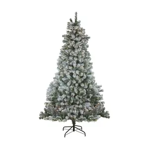 Northlight 7.5' Full Winema Pine Flocked Tree -Clear Lights