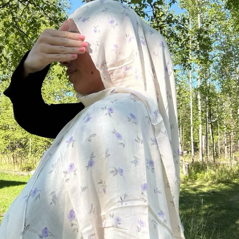 Summer lilac hijab