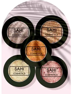 Sahi Cosmetics Awestruck Metallic Foil Glitter Eyeshadow Gift Makeup Set