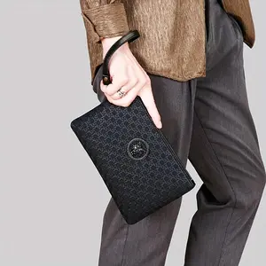 Men'S Handbag, Men'S Fashion Bag, Handbag, Casual Large Capacity Envelope Bag, Clip Bag