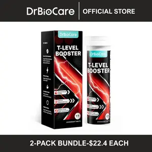 DrBioCare Male Vitality Supplement 7-in-1 Blend with Shilajit Ashwagandha for Daily Energy Stamina Support