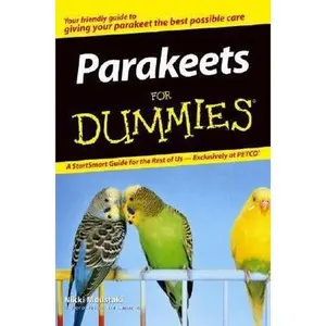 USED Book - Parakeets for Dummies by Nikki Moustaki (Paperback) - english
