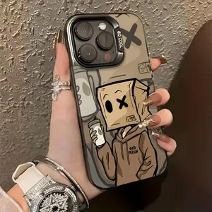 Creative cardboard box matte finish phone cases, iPhone 16/16Plus/16Pro/16Pro and iPhone series phone cases Protector Cellphone