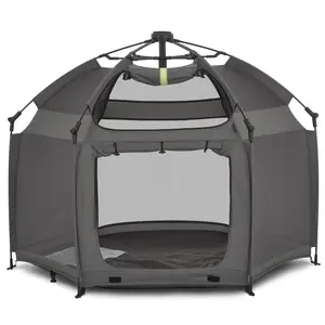 Pop Up Children Playpen, Easy Set-Up- Indoor Play House and Outdoor Play Tent with Canopy Cover