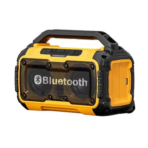 Portable Bluetooth Speaker with USB Subwoofer, High Volume Audio, Long Battery Life, High-Quality Sound, Built-in Handle, Plug-in Charging Compatibility for Multiple Devices