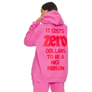 The Mayfair Group It Costs $0 Hoodie in Pink