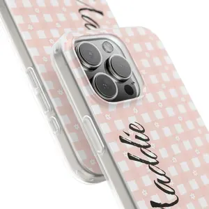 Custom Phone Case - Flexi Cases, Personalized Name Phone Cover, Unique Design Phone Accessories, Customizable Smartphone