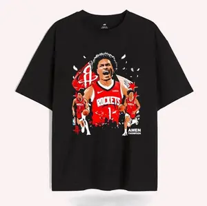 Amen Thompson Rockets Graphic T Shirt BLACK