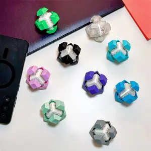 Mechanical Switch Clicky Fidget - 9 Colors, 6 Keys Cube, Keyboard Switch, ASMR Fidget, Button Clicker, Stim Toy, ADHD