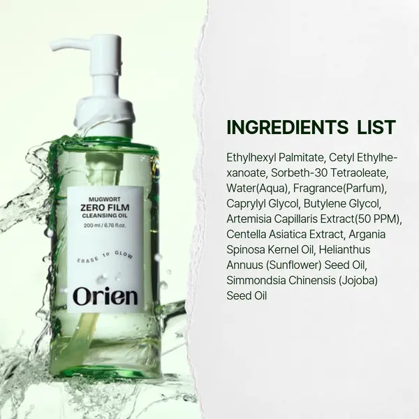 Double Cleanser Duo for Facial Cleansing : Mugwort Zero Film