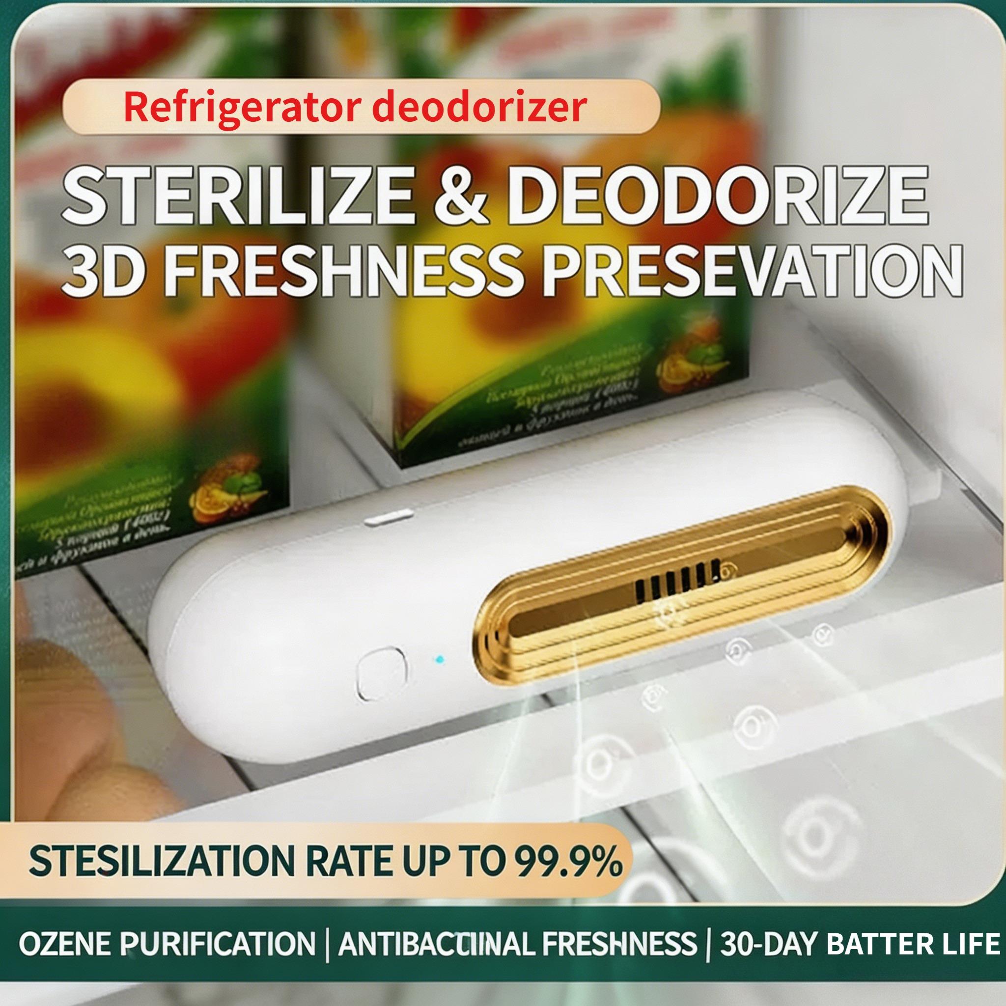 Portable Ozone Purifier for Refrigerator, Eliminate Bacteria & Odors,Suitable for refrigerators, fruit and vegetable air purifiers