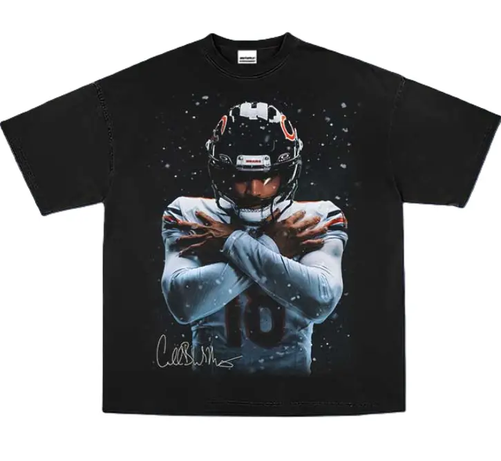 Youth and Adult Caleb Williams Graphic T-Shirt, Vintage Football Tee, Retro Sports Streetwear, Unisex Cotton Shirt, Game Day Gift