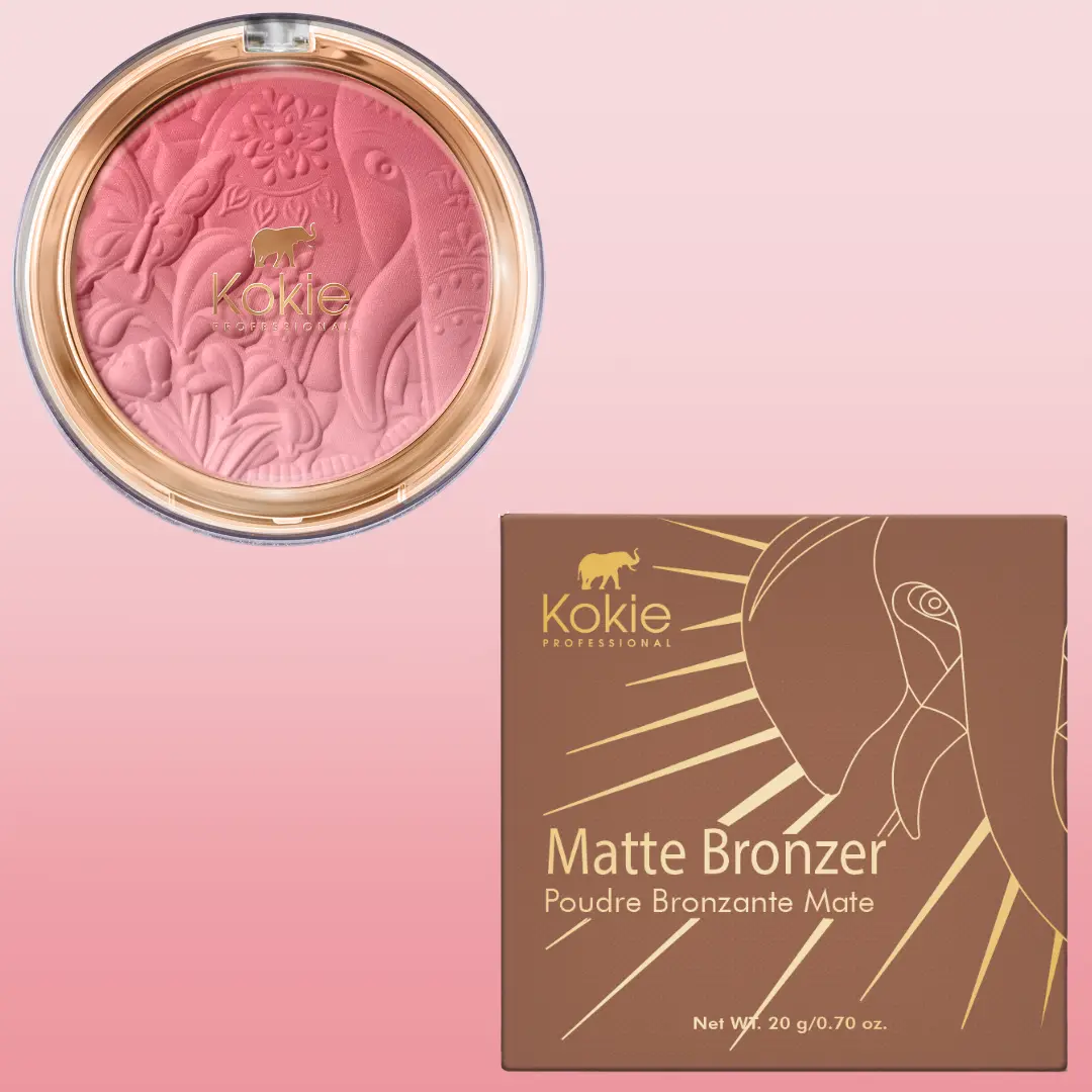 Kokie Professional Soft Gradient Blush & Matte Bronzer Duo