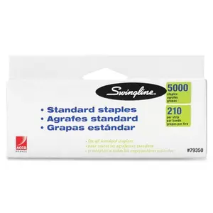 Merchandise  Swingline S.F. 1 Standard Chisel Point Staples, 0.25 in. Length, 5000 Staples Per Pack