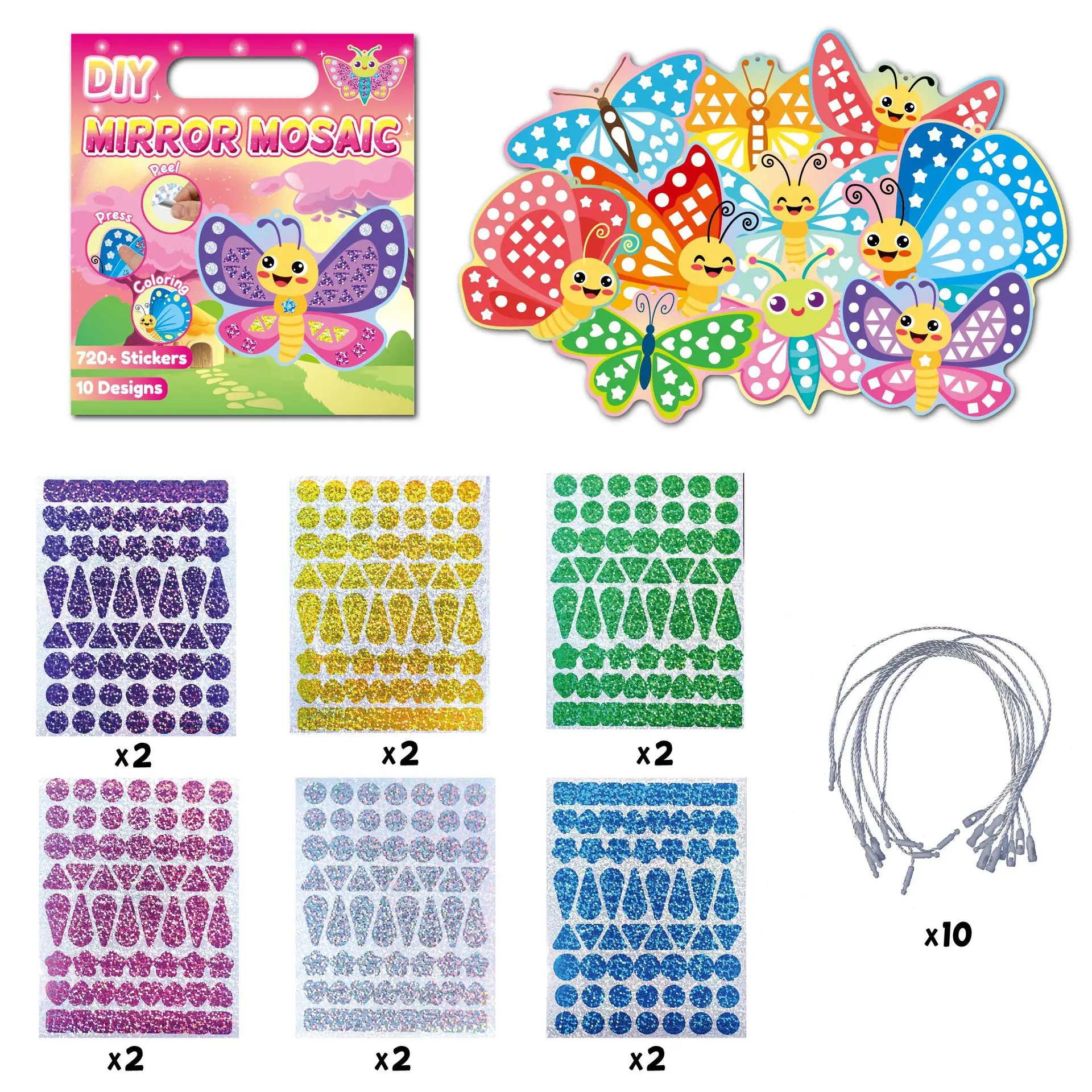 DCTZ082-Butterfly Mosaic