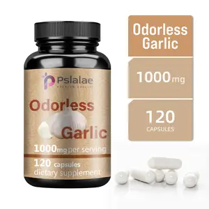 Pslalae - Garlic Capsules - Get the Power of Odorless Garlic - With Garlic Extract - Gluten-Free, Non-GMO