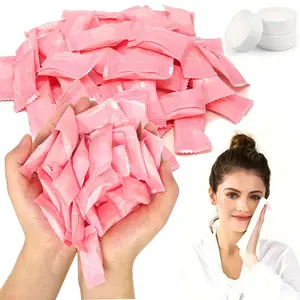 Disposable Compressed Towel, 100/200pcs Portable Individually Wrapped Mini Hand Towel, Sports Running Business Trip Travel Outdoor Work Disposable Absorbent Towel, Disposable Towels