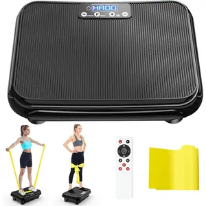 Vibration Plate Exercise Machine: TISSCARE Vibrating Plates for Lymphatic Drainage and Weight Loss, 300Lbs Capacity Full Body Power Shake Workout Platform for Home Cardio Fitness machine