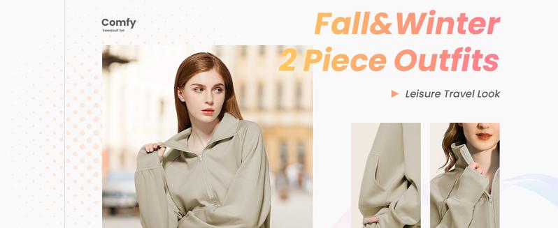 Casly Lamiit Women's 2 Piece Outfits Lounge Set 2026 Oversized Half Zip Sweatshirt Wide Leg Sweatpants Set Cozy Fabric Trendy Design All Match Stand Collar #Springfresh Casly Lamiit Women's 2 Piece Outfits Lounge Set 2026 Oversized Half Zip Sweatshirt Wide Leg Sweatpants Set Cozy Fabric Trendy Design All Match Stand Collar #Springfresh