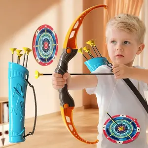 12-piece set - Bow and arrow suction cup target shooting game toy/indoor and outdoor bow and arrow shooting toy/outdoor leisure sports toy/increases interactivity/party activity toy/holiday gift